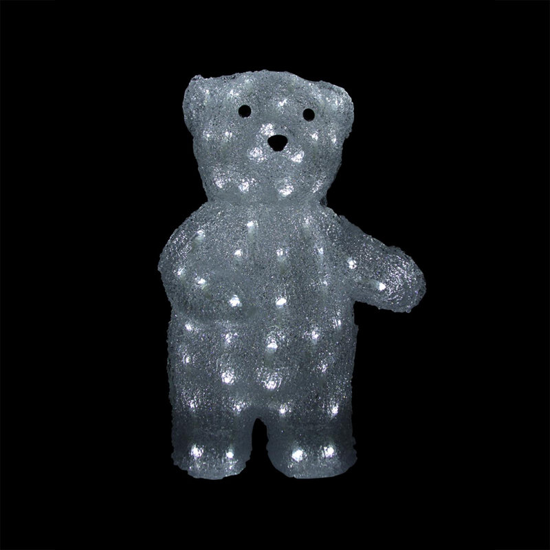 lighted christmas bear